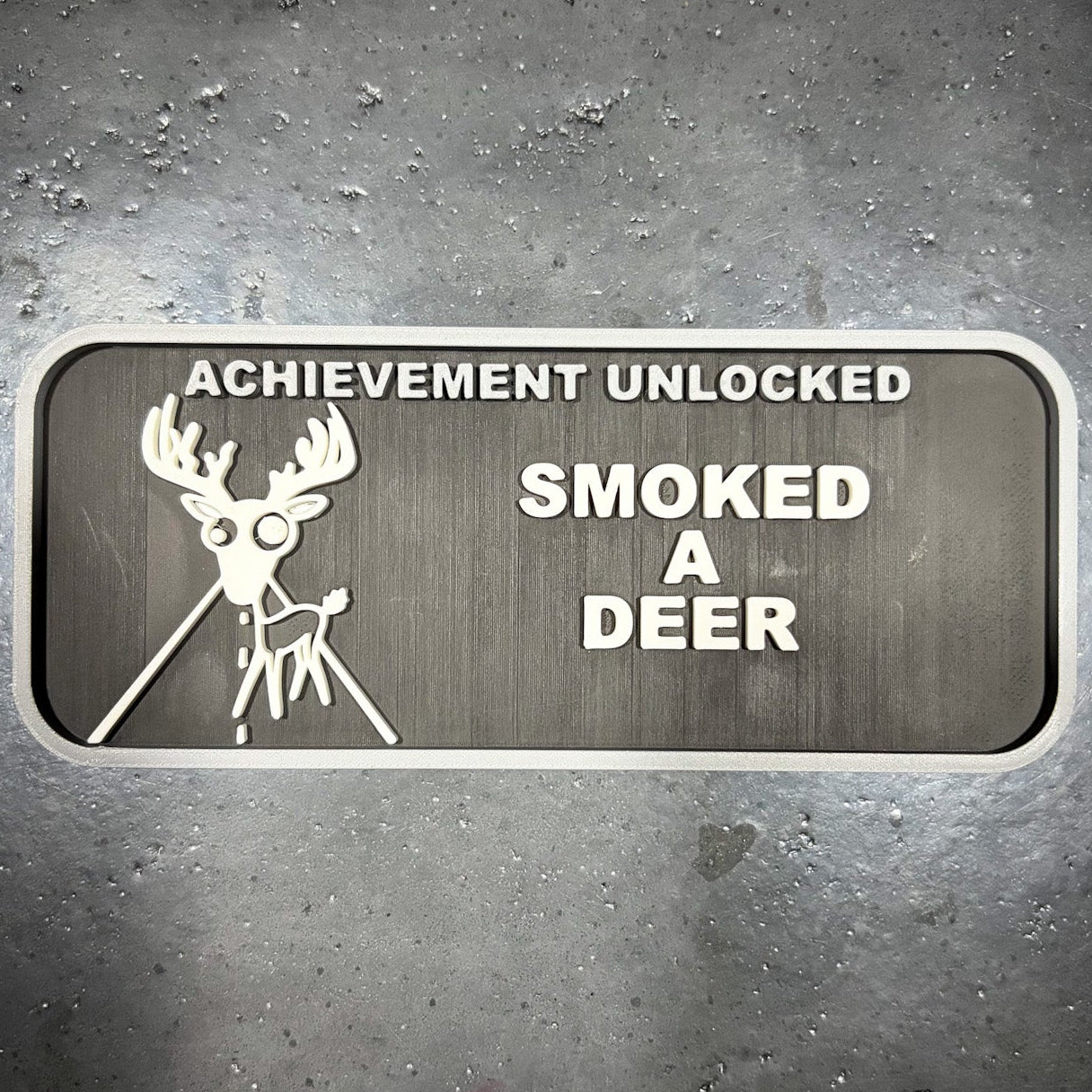 "Smoked A Deer" MAGNETIC ACHIEVEMENT PATCH