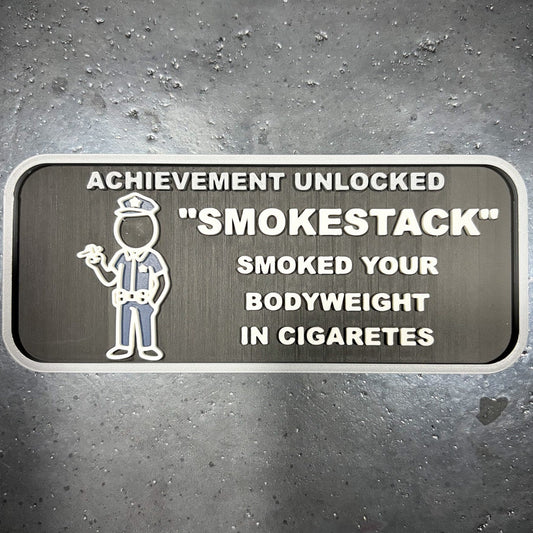 "Smokestack" MAGNETIC ACHIEVEMENT PATCH