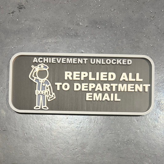 "Replied All To Department Email" MAGNETIC ACHIEVEMENT PATCH