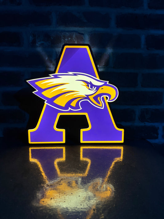 Avon Eagles Light Display